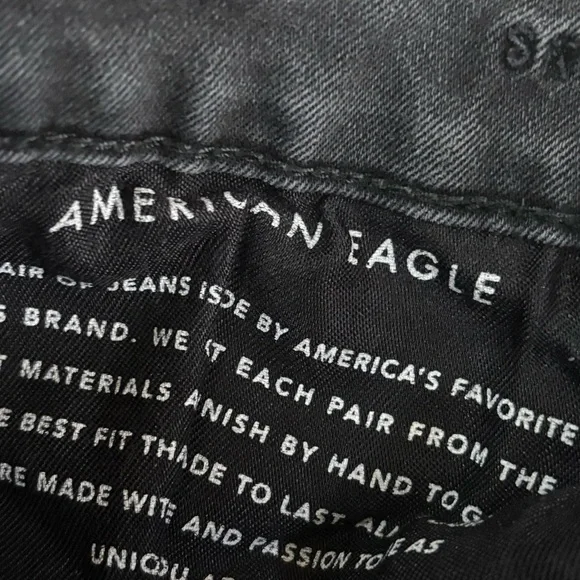 American Eagle Next Level Flex 29x32 Classic Black Men's Jeans - Picture 5 of 6